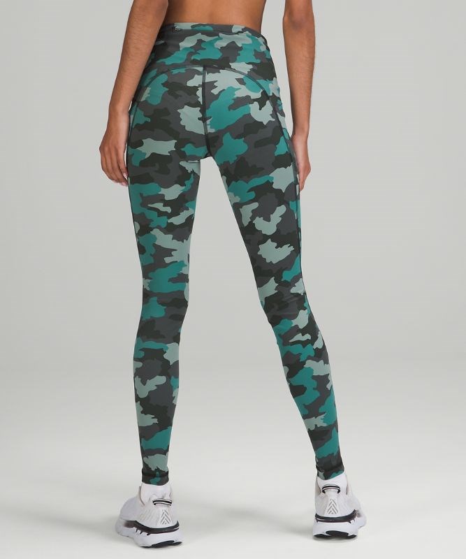 Lululemon Fast and Free High-Rise Tight 25 - Heritage 365 Camo